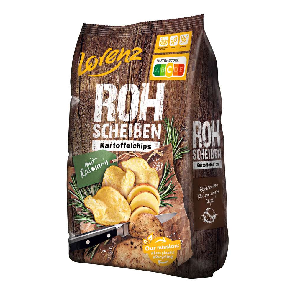 Produktabbildung Lorenz Chips Rohscheiben, Rosmarin