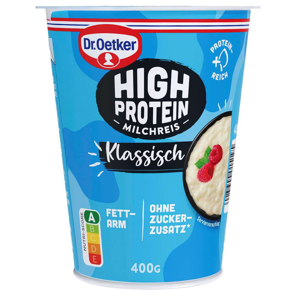Produktabbildung Dr. Oetker High Protein Milchreis