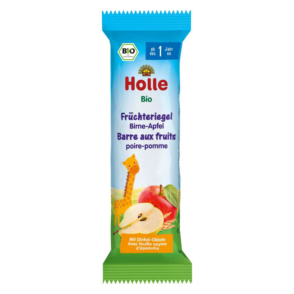 Produktabbildung Holle Bio Früchteriegel, Birne/Apfel