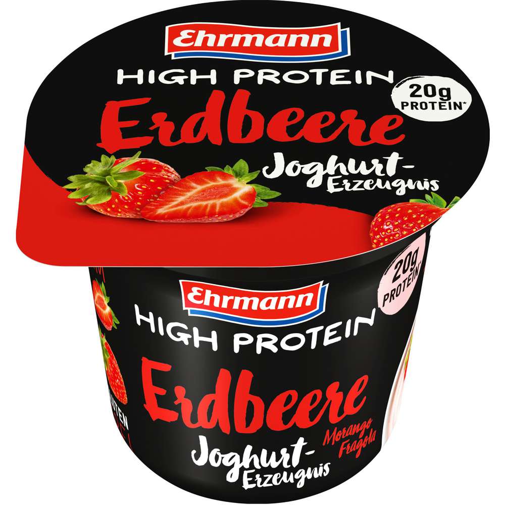 Produktabbildung Ehrmann High Protein Joghurt, Erdbeere