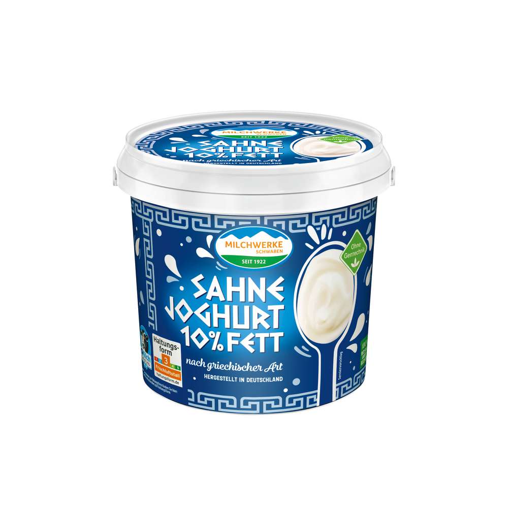 Produktabbildung Milchwerke Schwaben Sahnejoghurt, Griechische Art