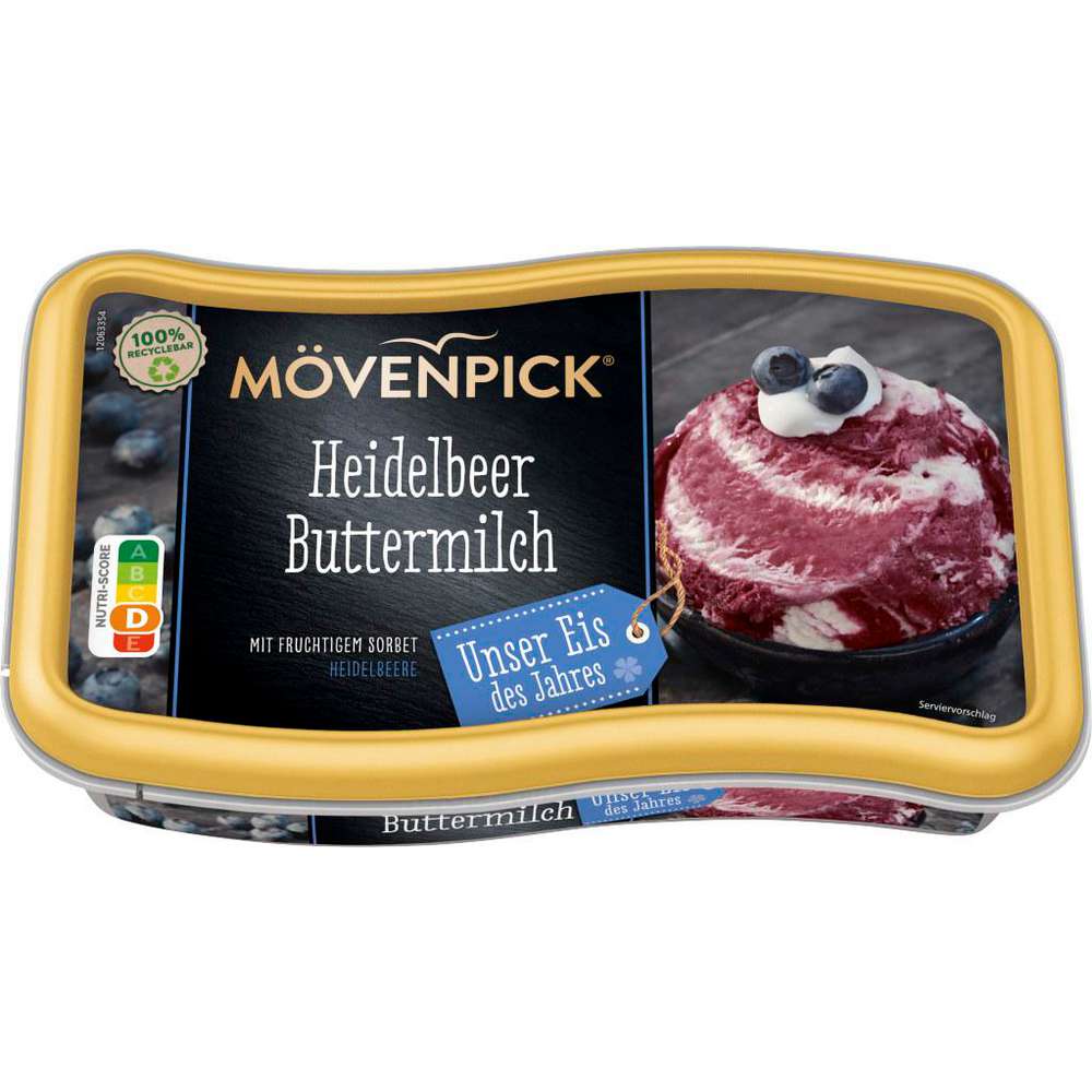 Produktabbildung Mövenpick Eis, Heidelbeer-Buttermilch