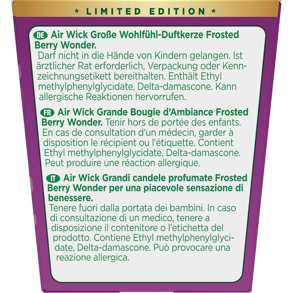 Produktabbildung Air Wick Duftkerze Frosted Berry Wonder