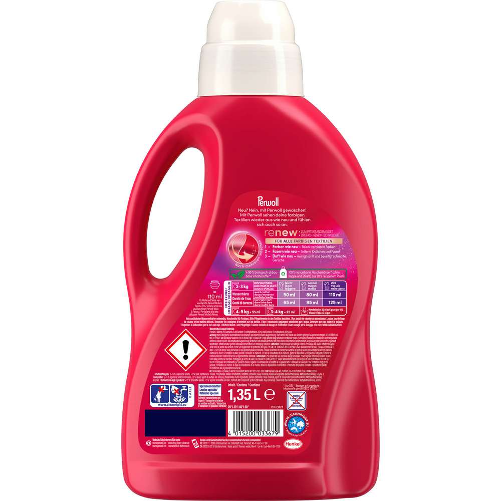 Produktabbildung Perwoll Color-Waschmittel, flüssig, Renew
