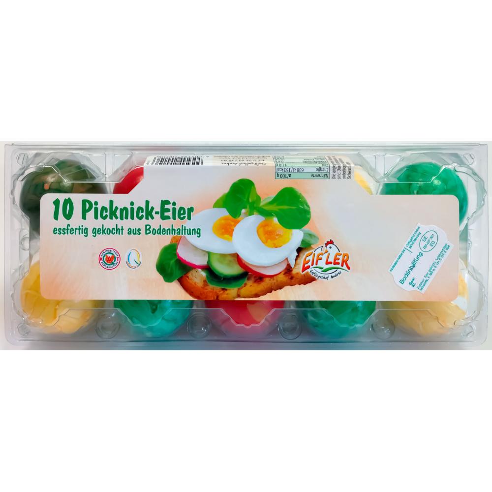 Produktabbildung keine Marke Geflügelhof Andres Bunte Eier, 10er-Pack