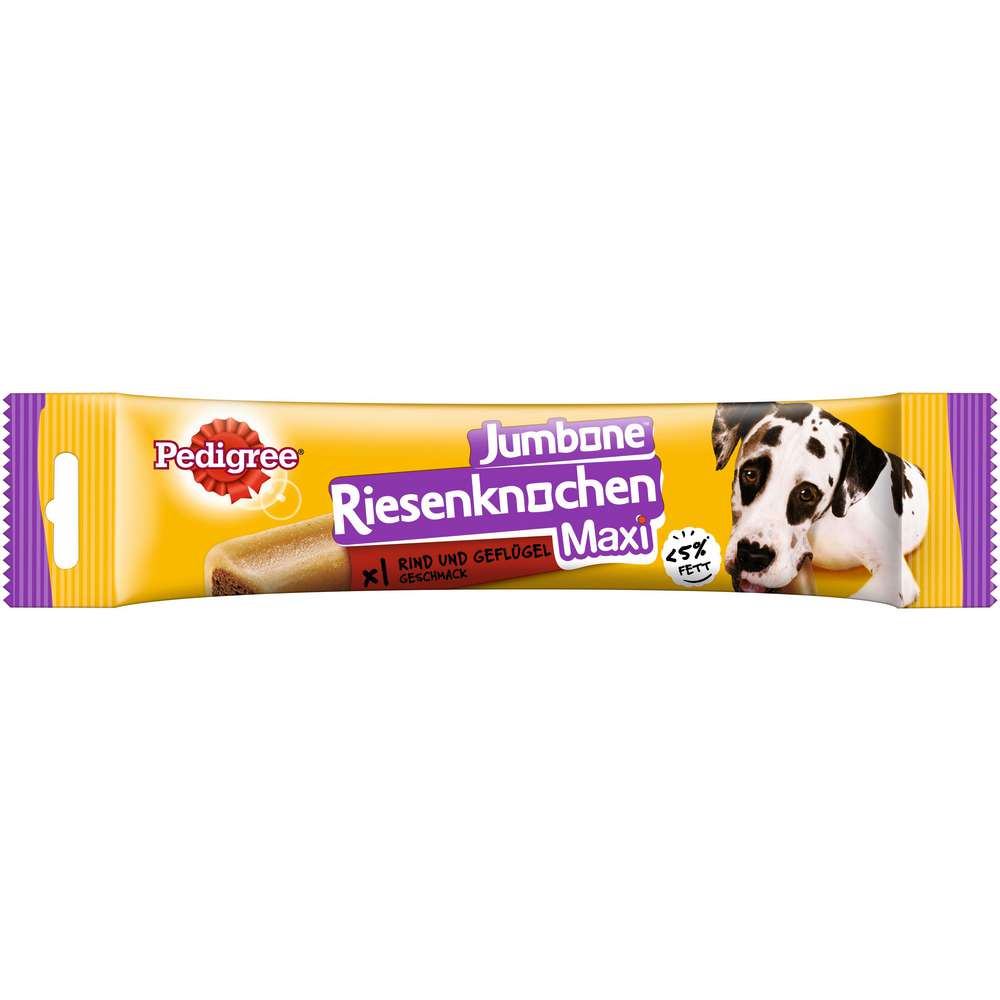 Produktabbildung Pedigree Hunde-Snack Jumbone Riesenknochen, Maxi, Rind/Geflügel