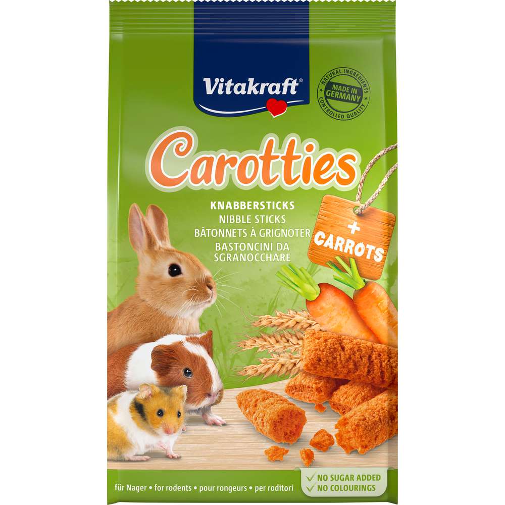 Produktabbildung Vitakraft Nagerfutter Knabbersticks Carotties