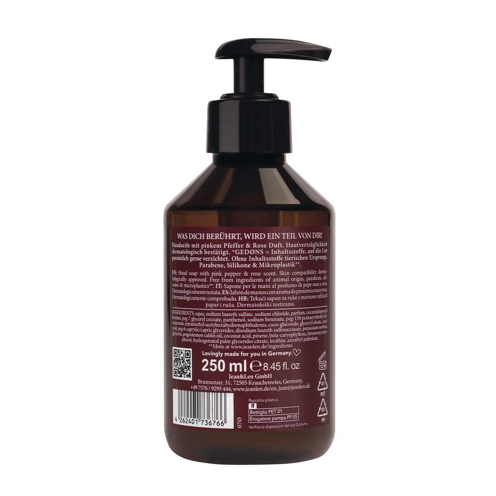 Produktabbildung Jean & Len Handseife, Pink Pepper/Dark Rose