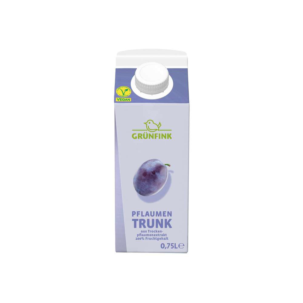 Produktabbildung Grünfink Fruchtsaft Pflaumentrunk
