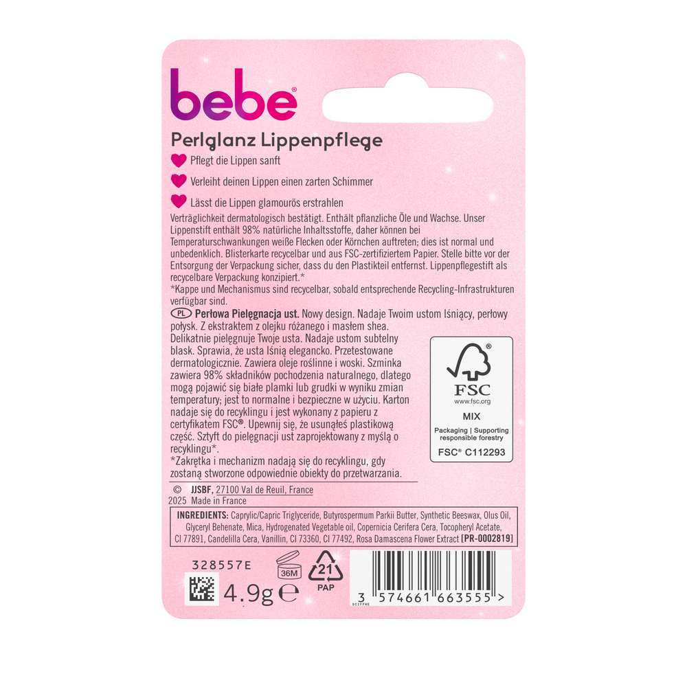 Produktabbildung Bebe Lippenpflege, Perlglanz