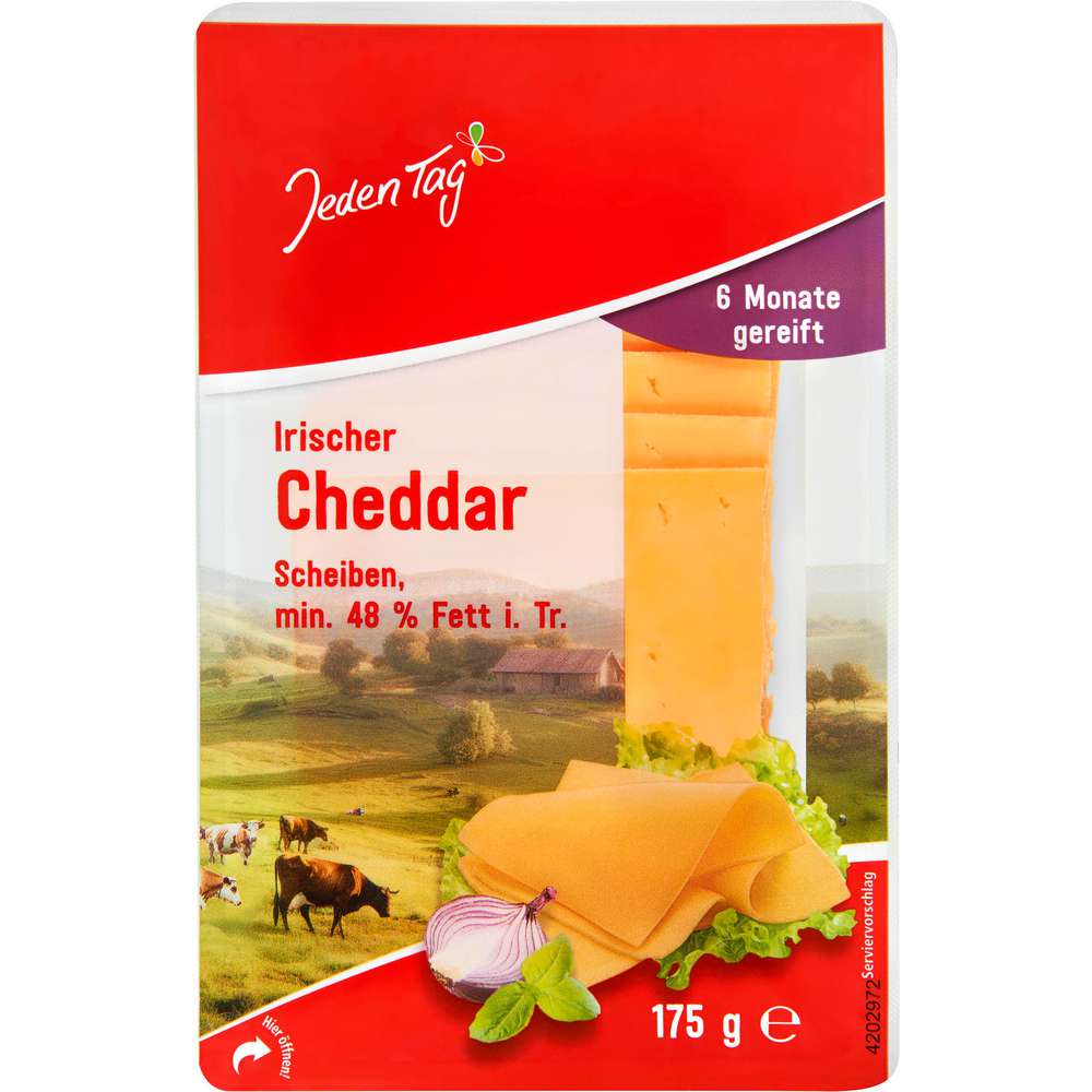 Produktabbildung Jeden Tag Cheddar, Scheiben 