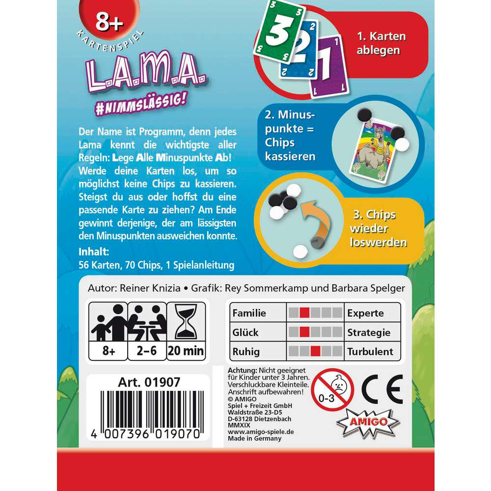 Produktabbildung Amigo Kinderspiel L.A.M.A.