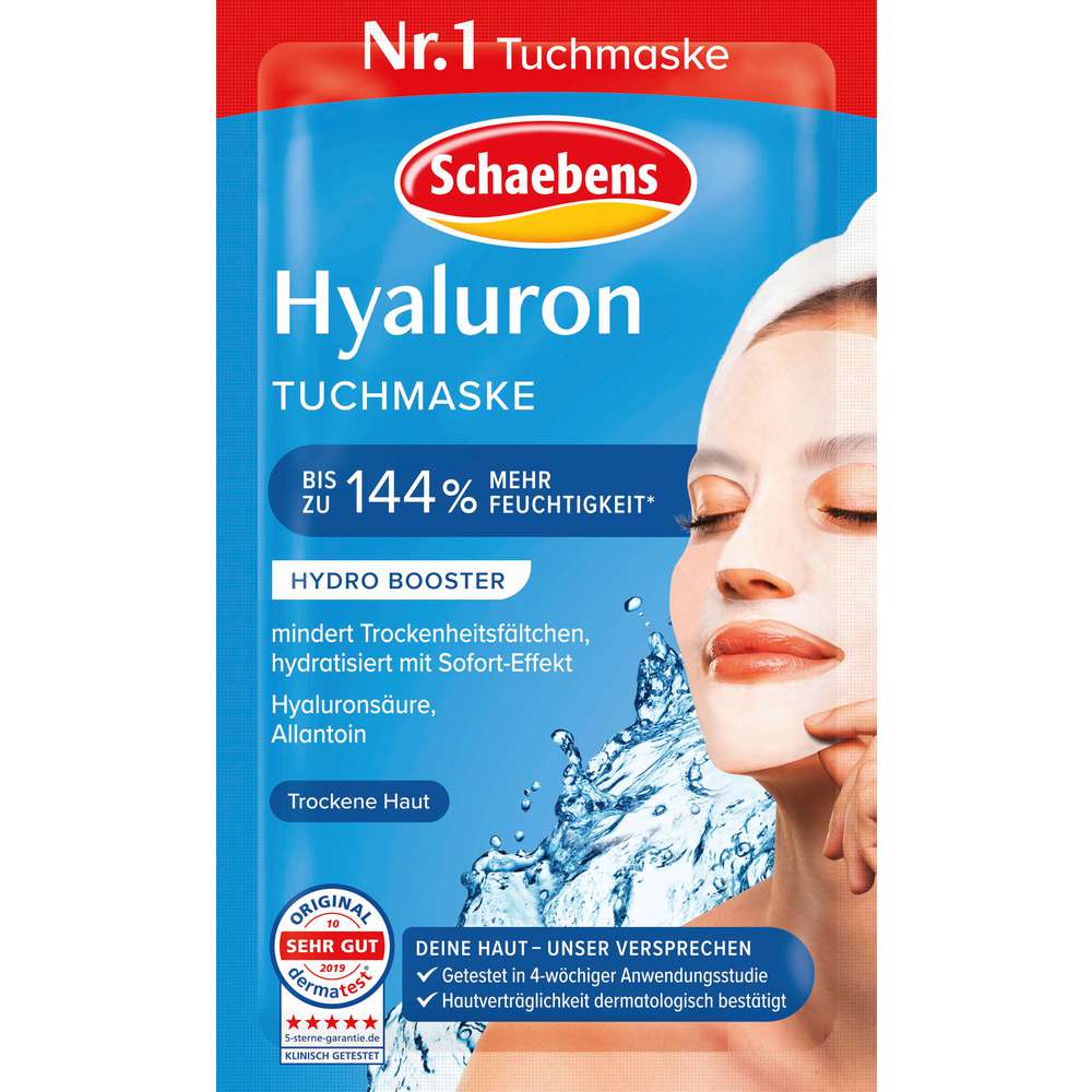 Produktabbildung Schaebens Hyaluron Tuchmaske