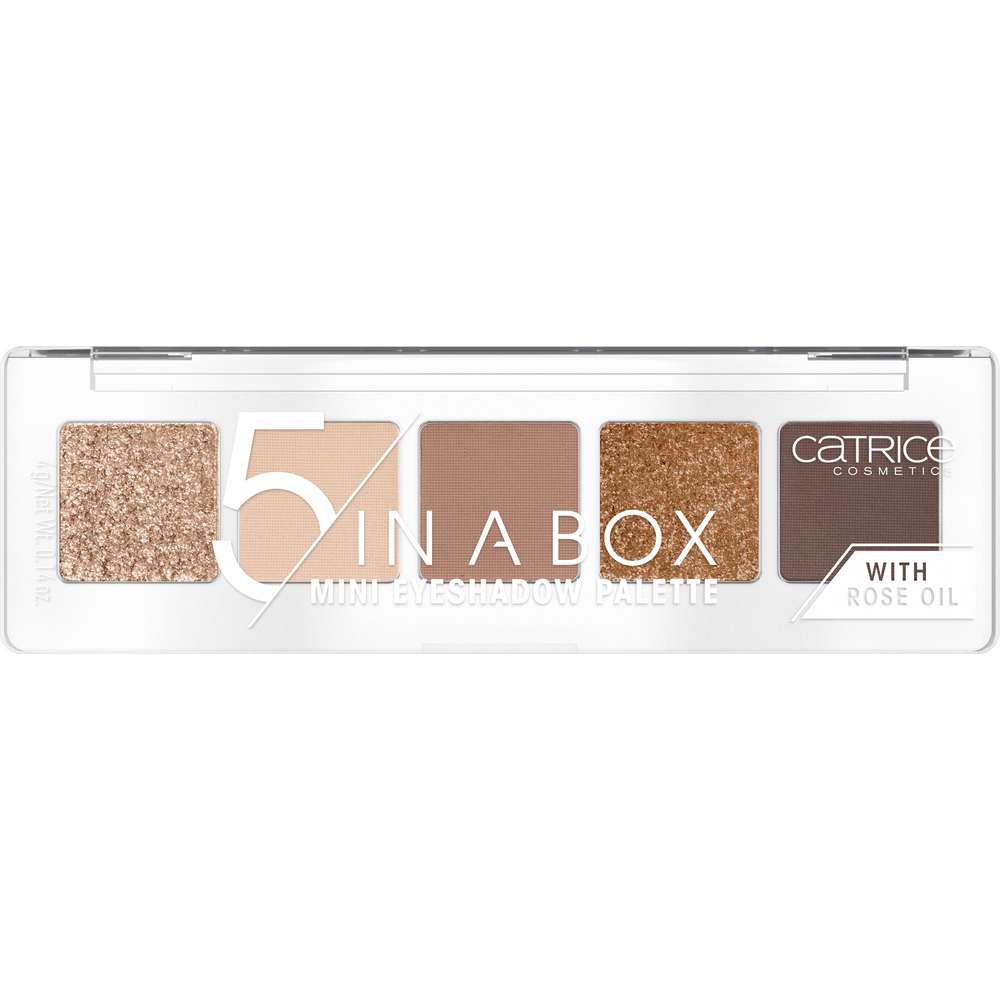 Produktabbildung Catrice Lidschatten Palette 5 In a Box Mini 010 Golden Nude Look