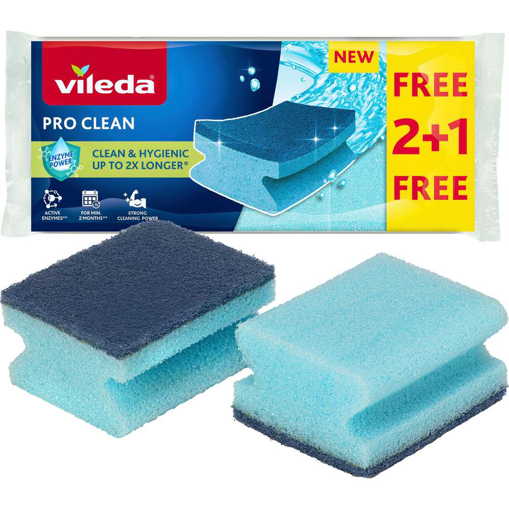 Produktabbildung Vileda Topfreiniger 2+1 Glitzi Pro Clean