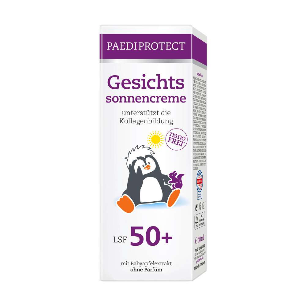 Produktabbildung Paedi Protect Gesichtssonnencreme, für Kinder, LSF50+