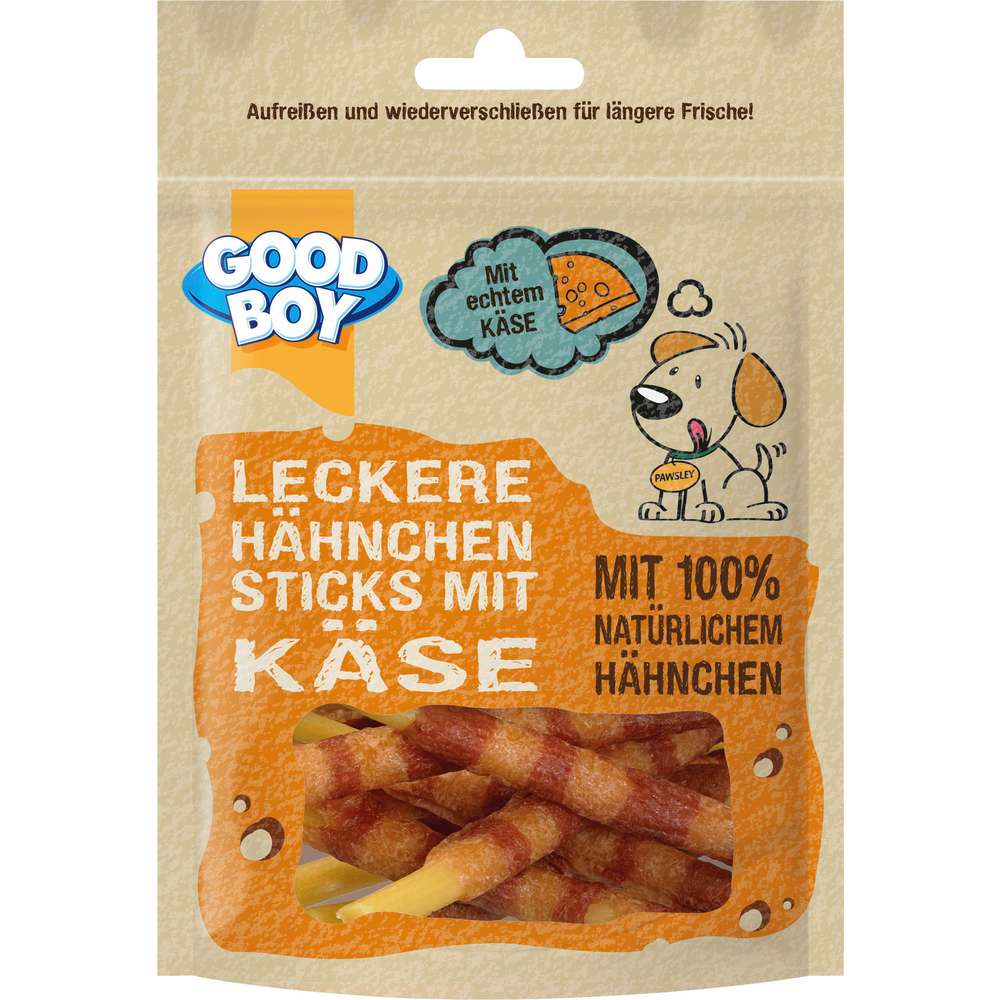 Produktabbildung Good Boy Hunde Hähnchen Sticks mit Käse