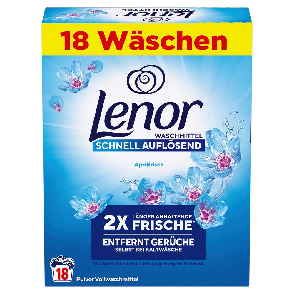 Produktabbildung Lenor Voll-Waschmittel Pulver, Aprilfrisch