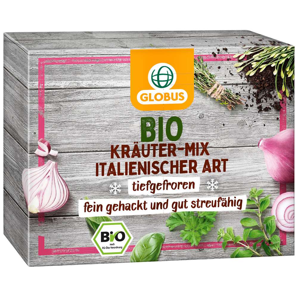 Produktabbildung GLOBUS Bio Kräuter-Mix Italienische Art, tiefgekühlt