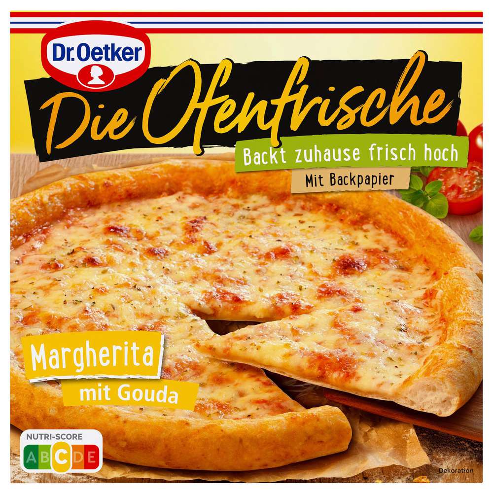 Produktabbildung Dr. Oetker Pizza Ofenfrische Margherita, tiefgekühlt