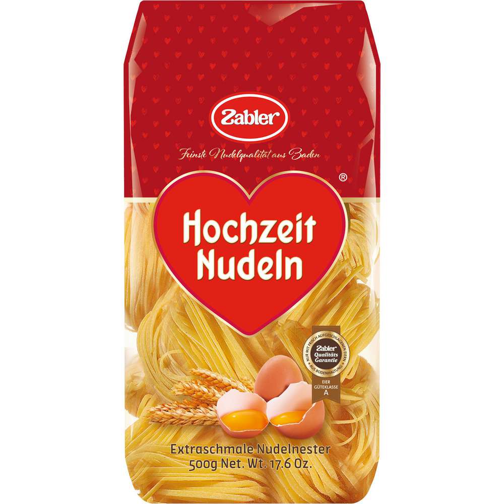 Produktabbildung Zabler Nudelnester, extra schmal