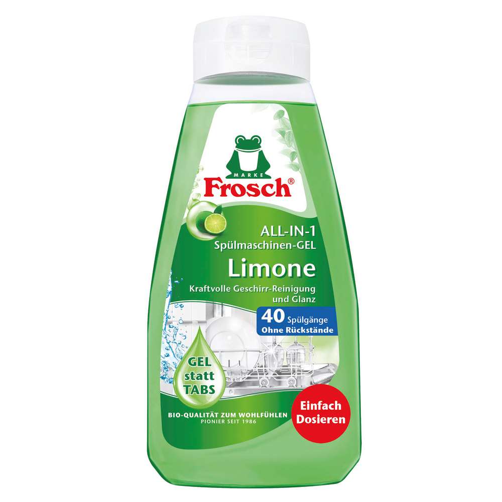 Produktabbildung Frosch Maschinengeschirrspül-Gel All-In-1, Limone