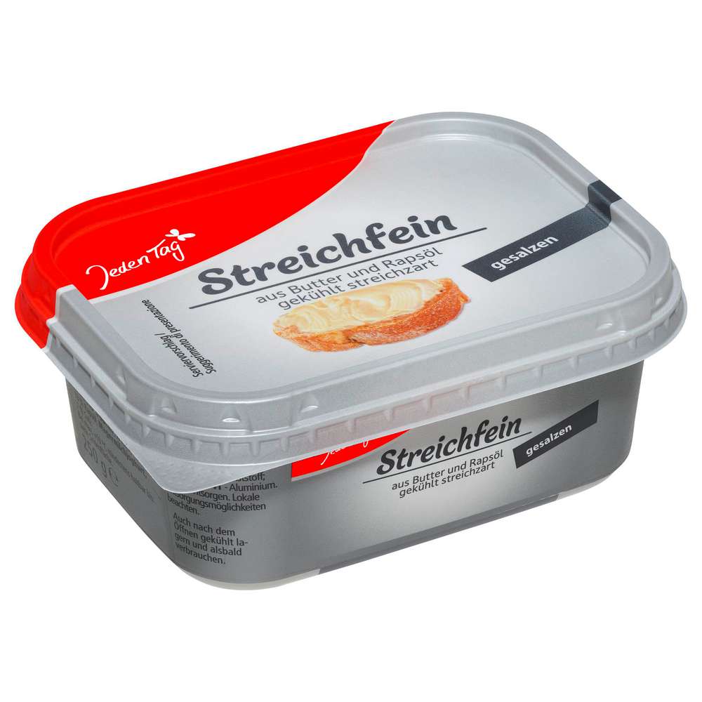 Produktabbildung Jeden Tag Streichfein Butter, gesalzen