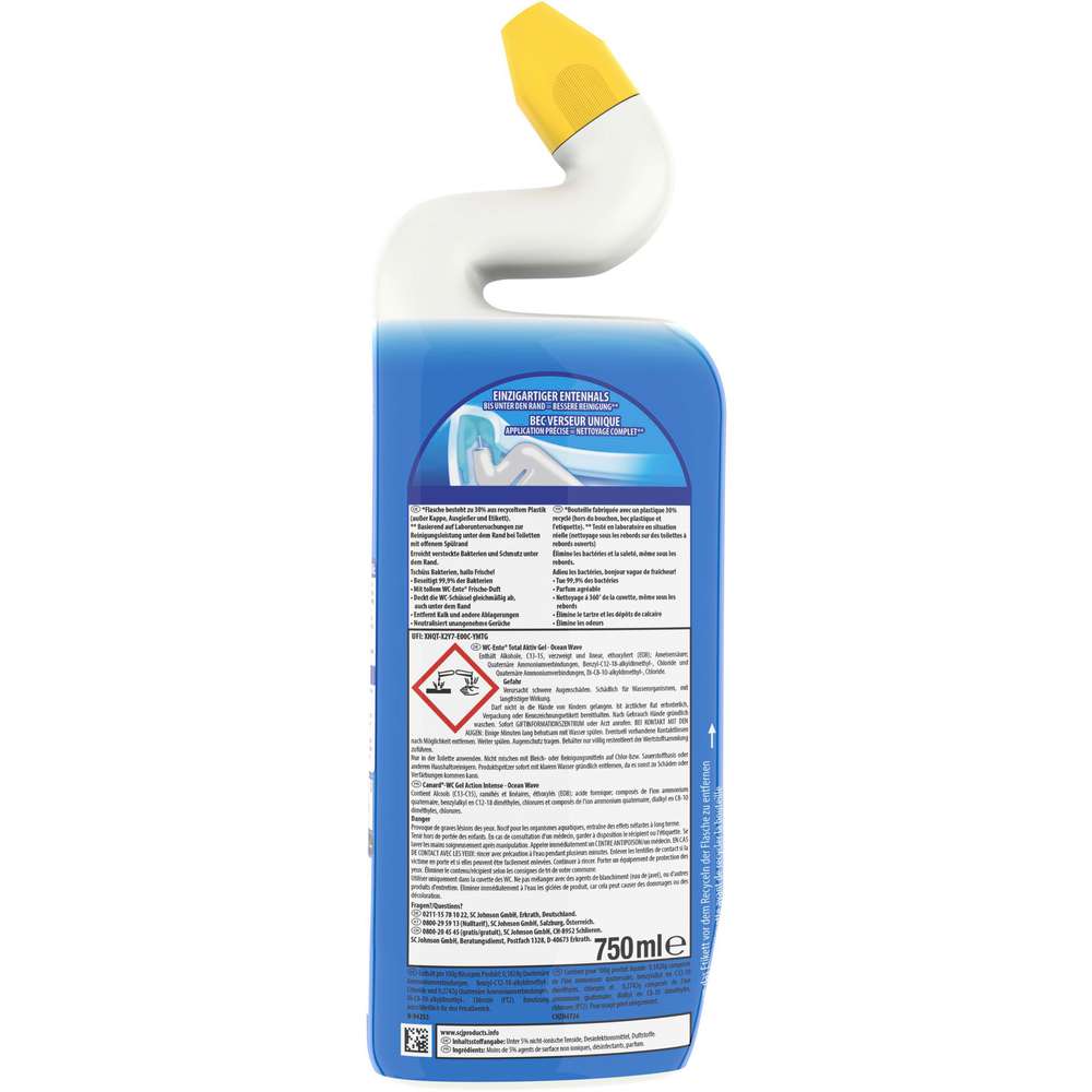 Produktabbildung WC Ente WC Reiniger Total Aktiv Gel, Marine