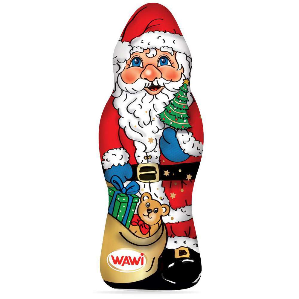 Produktabbildung Wawi Weihnachtsmann, Edelvollmilchschokolade