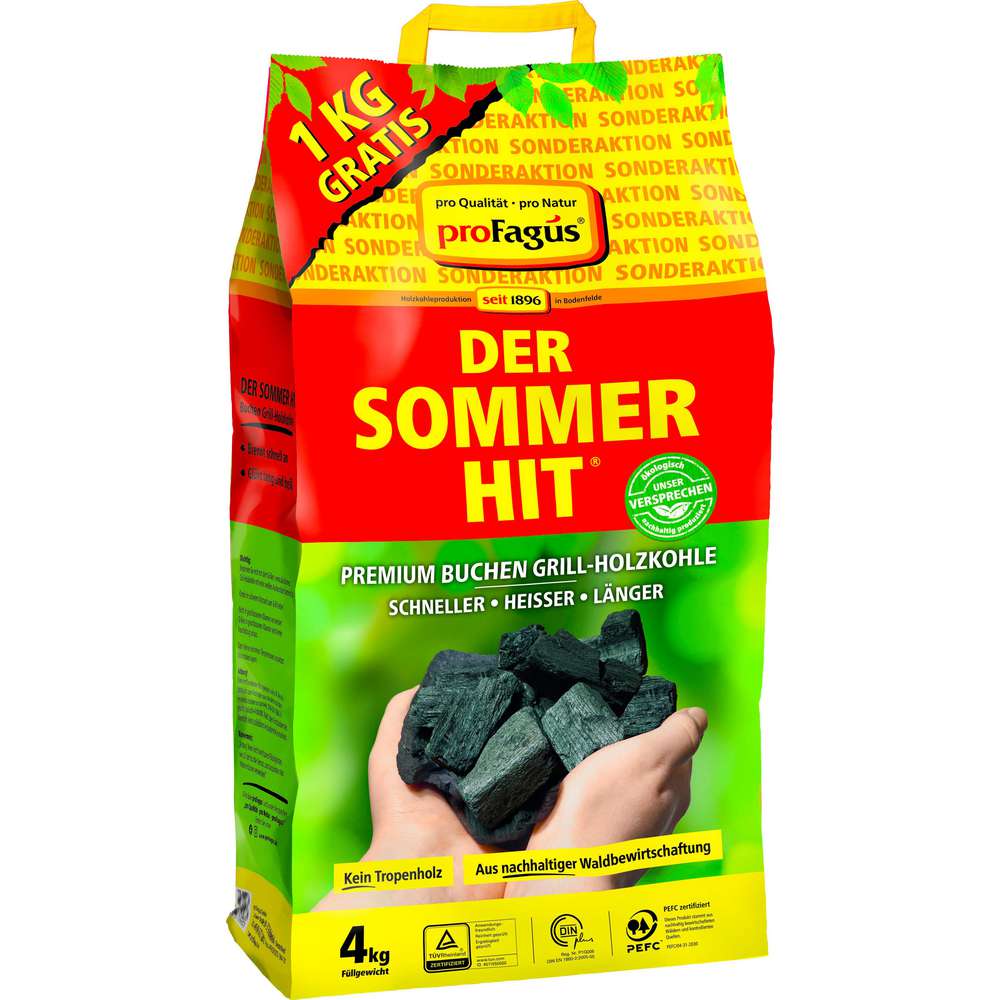 Produktabbildung proFagus Grill-Holzkohle Der Sommer-Hit