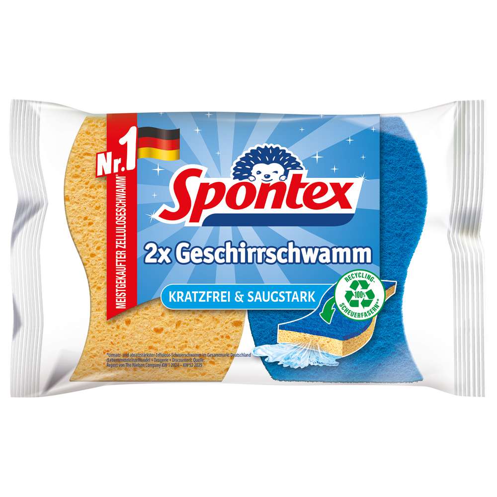 Produktabbildung Spontex Geschirrschwamm, 2er-Set
