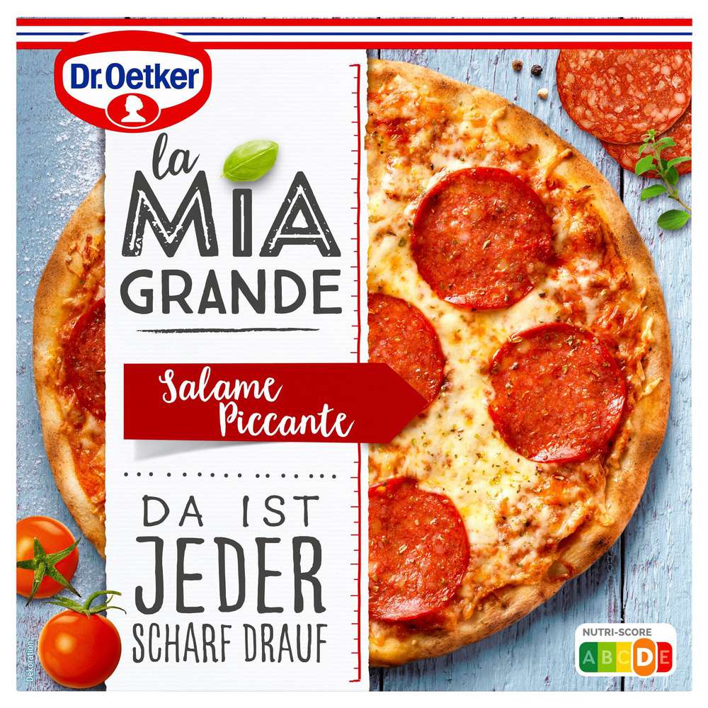 Produktabbildung Dr. Oetker Pizza La Mia Grande Salame Piccante, tiefgekühlt