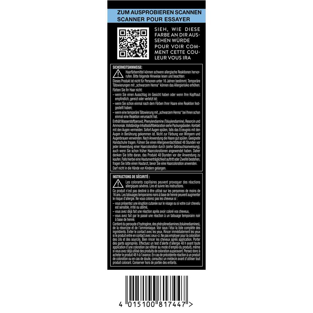 Produktabbildung Syoss Permanente kühle Coloration 10_55 Platinum Blond