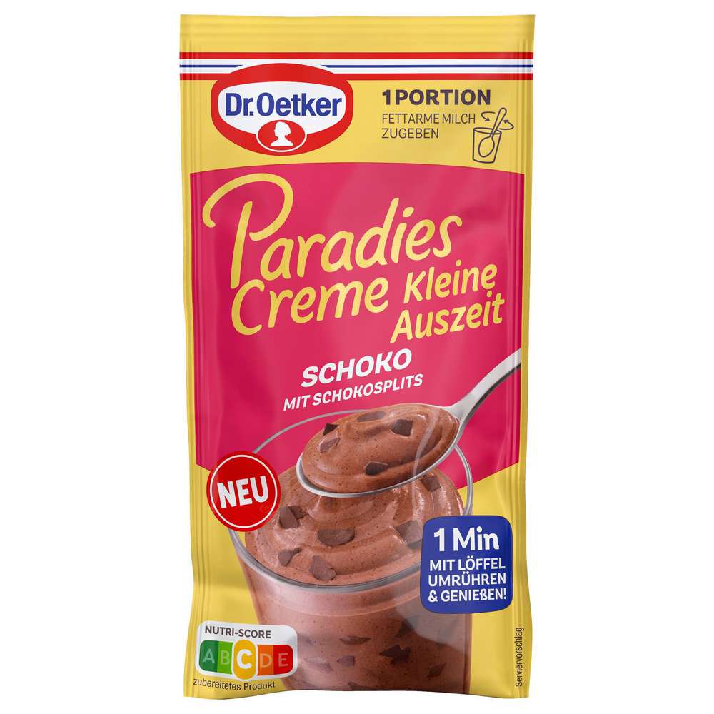 Produktabbildung Dr. Oetker Paradiescreme Kleine Auszeit Schoko