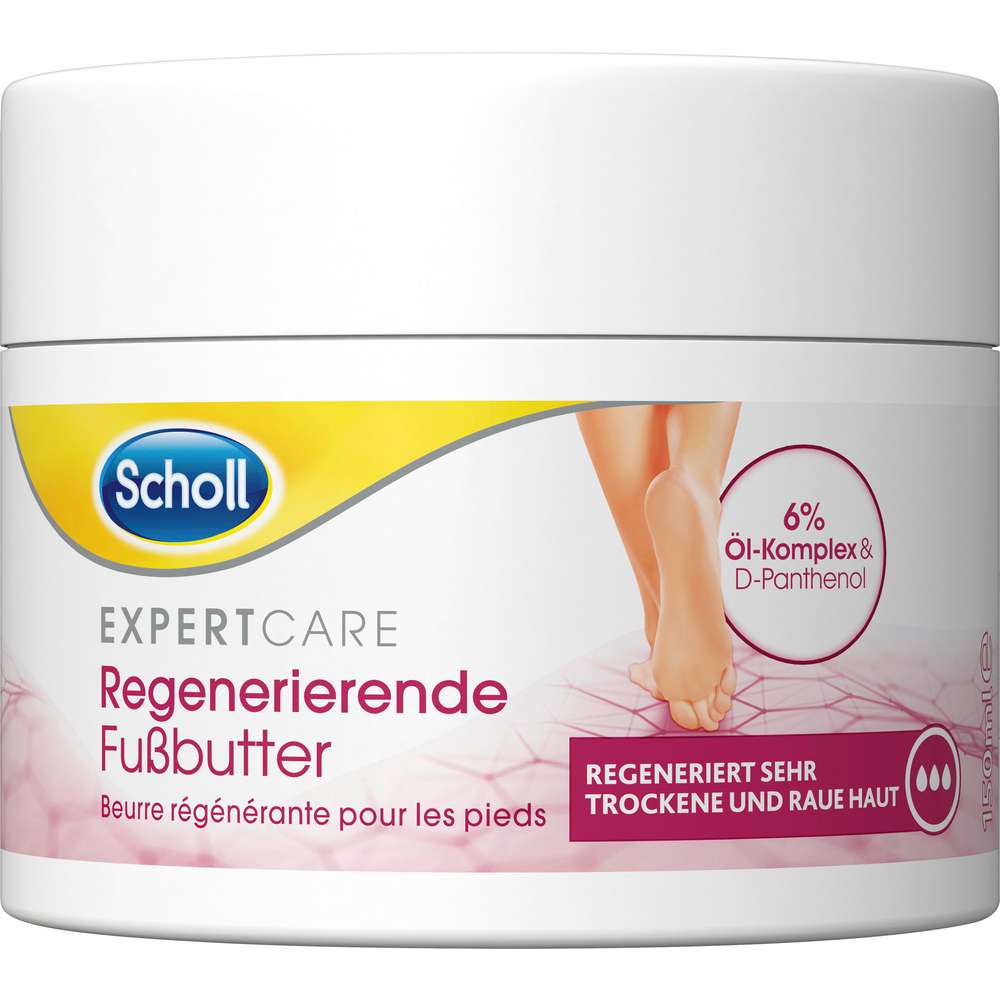 Produktabbildung Scholl Fußbutter, regenerierend, für sehr trockene und raue Haut