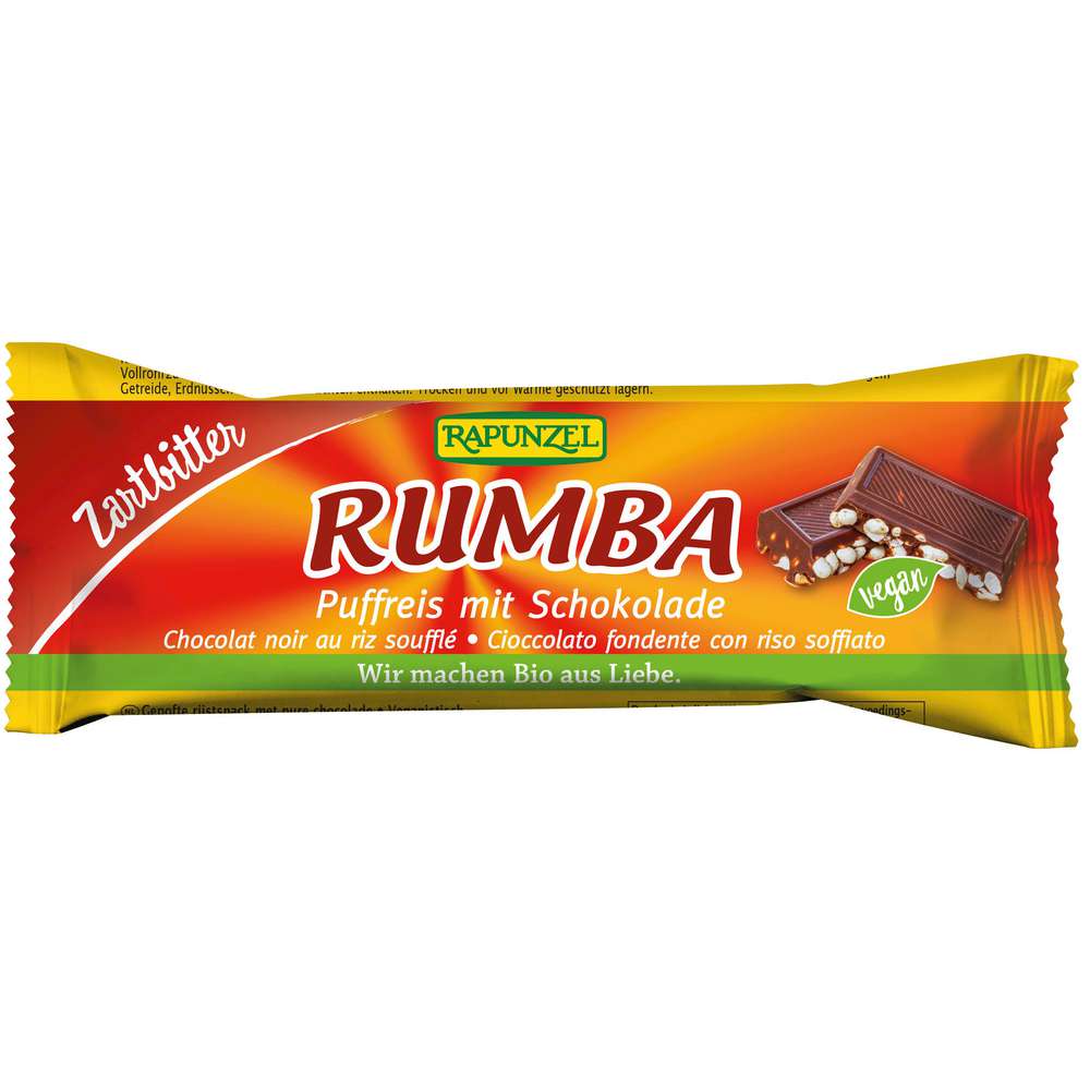 Produktabbildung Rapunzel Puffreis Rumba mit Zartbitter Schokolade