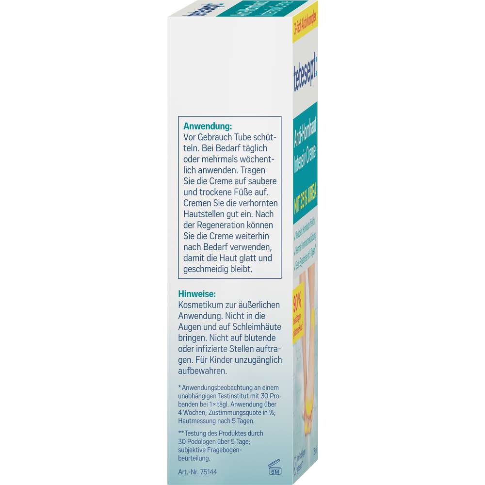 Produktabbildung tetesept Anti-Hornhaut Creme
