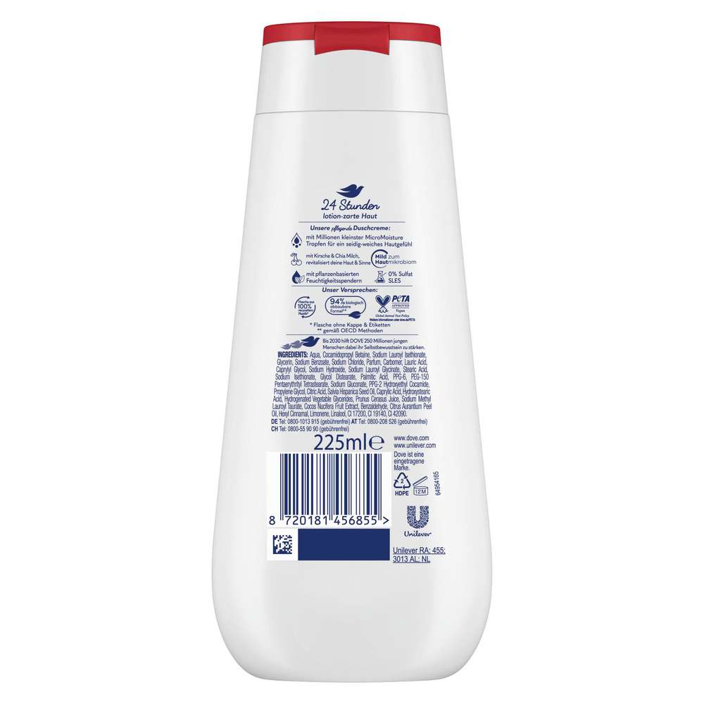 Produktabbildung Dove Duschcreme, Kirsche & Chia Milch