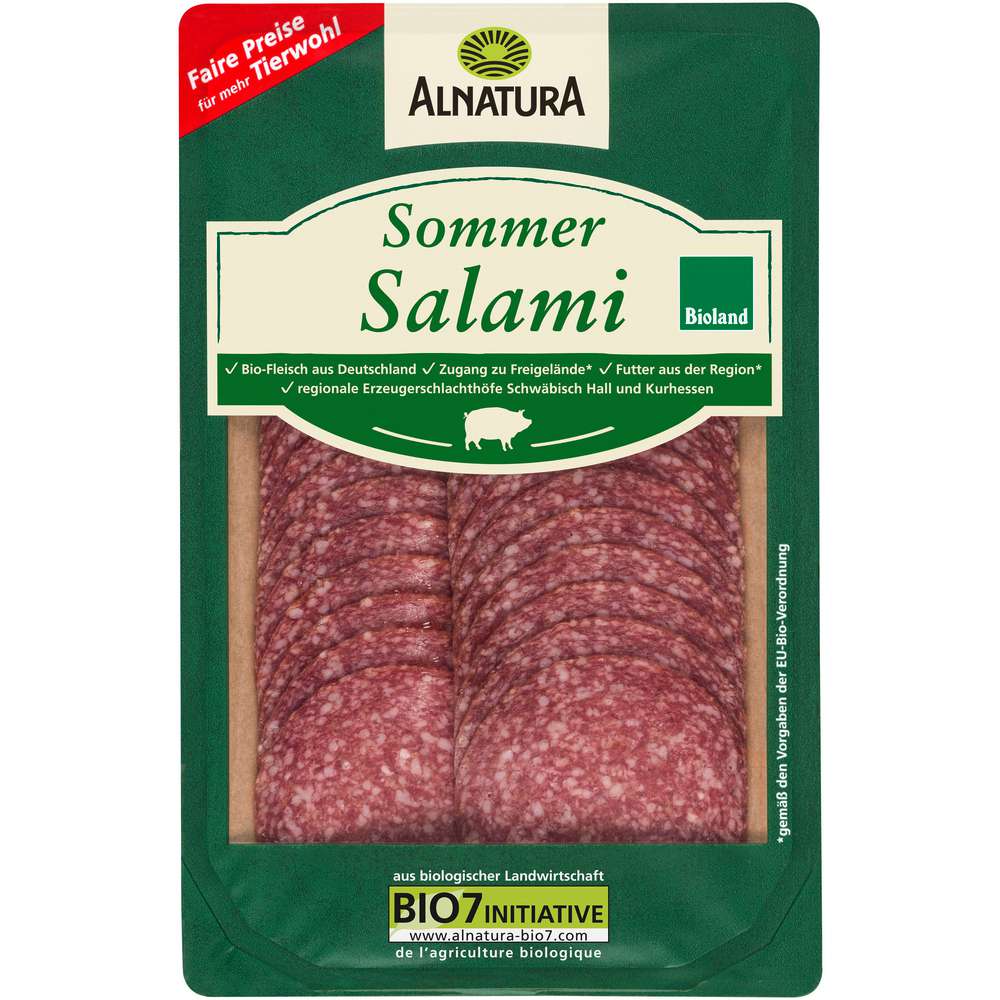 Produktabbildung Alnatura Bio Sommersalami