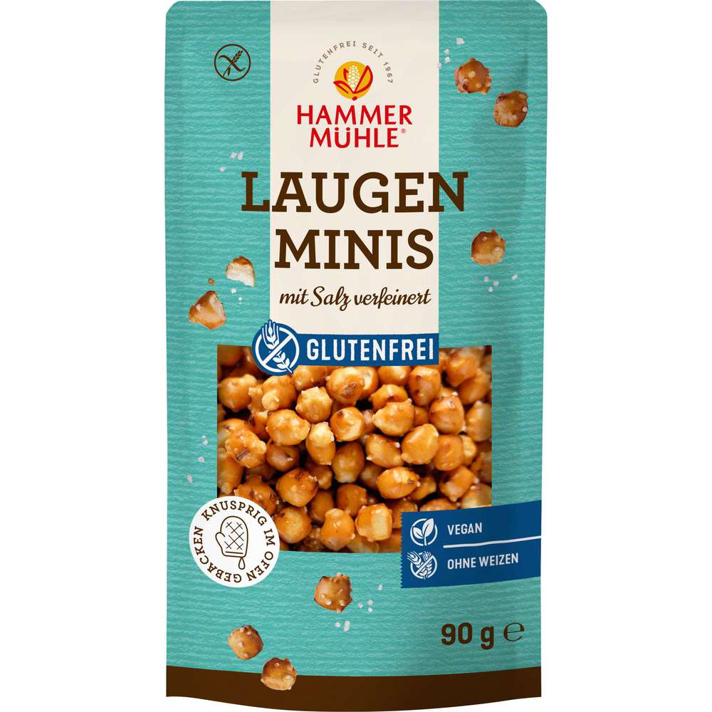 Produktabbildung Hammermühle Laugenminis, glutenfrei