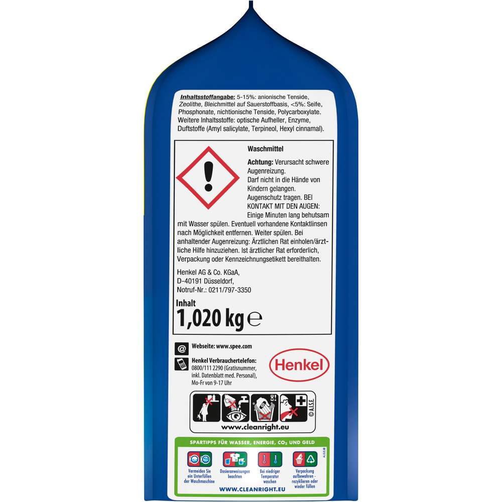 Produktabbildung Spee Universal-Waschmittel Megaperls