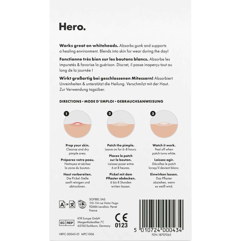 Produktabbildung Hero Mighty Patch Invisible