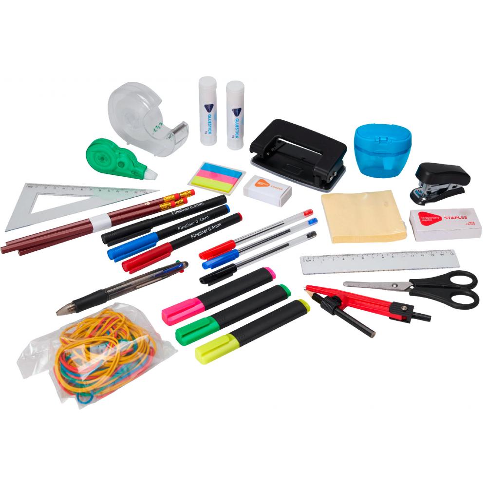 Produktabbildung keine Marke Schreibwarenbox, 31-teiliges Set