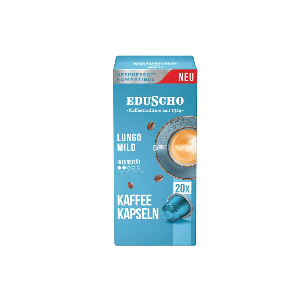Produktabbildung Eduscho Kaffee Kapseln, Lungo mild