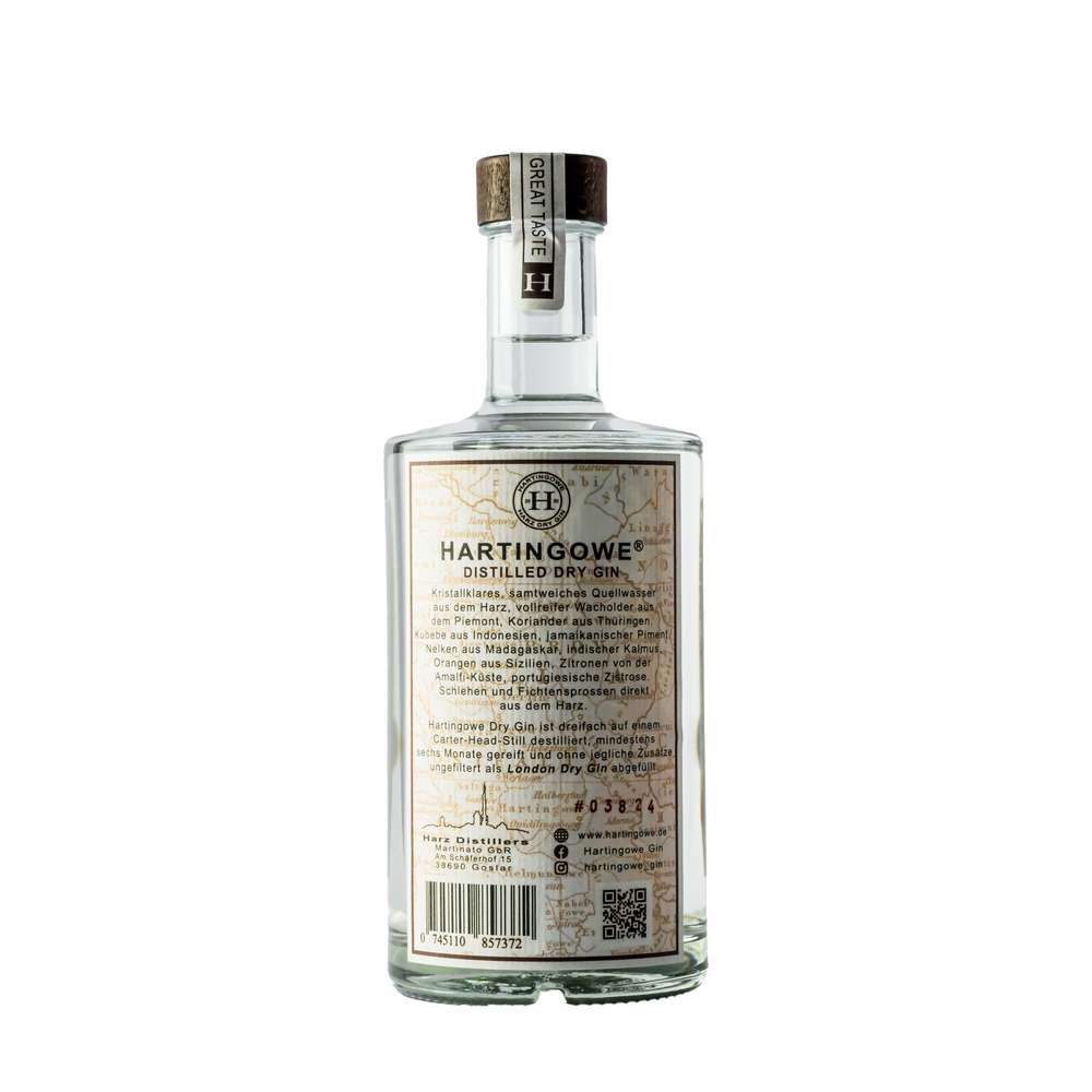 Produktabbildung Hartingowe Dry Gin 47% 