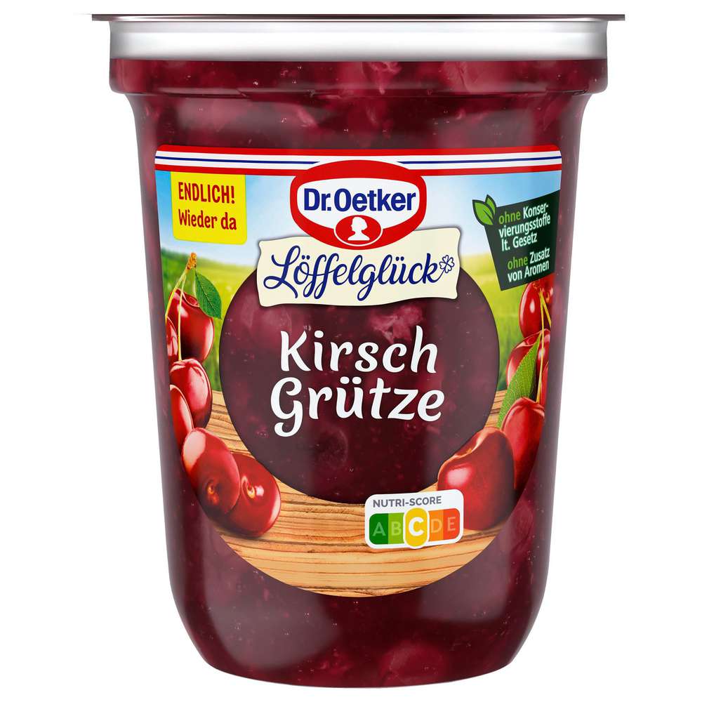 Produktabbildung Dr. Oetker Kirsch Grütze, Löffelglück