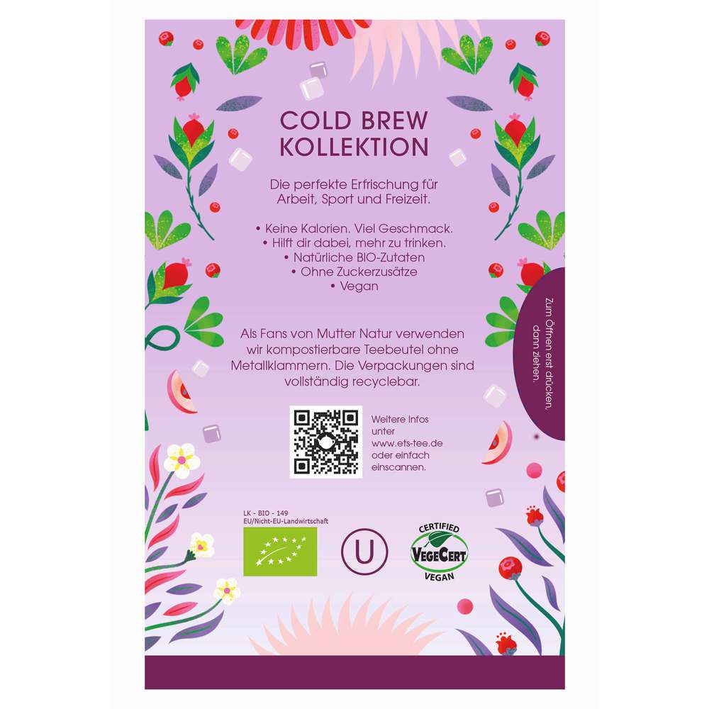 Produktabbildung English Tea Shop Bio Früchtetee, Cold Brew Kollektion