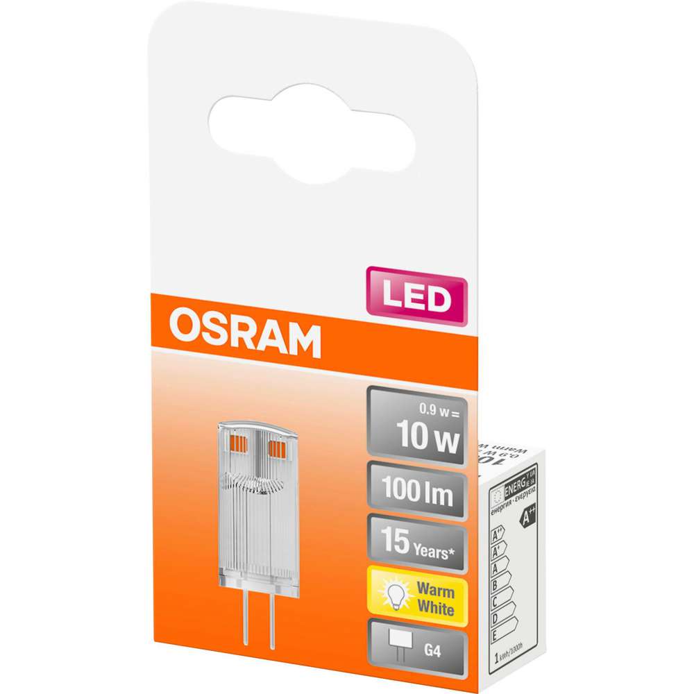 Produktabbildung Osram LED PIN 10 320° 0.9W/827 G4