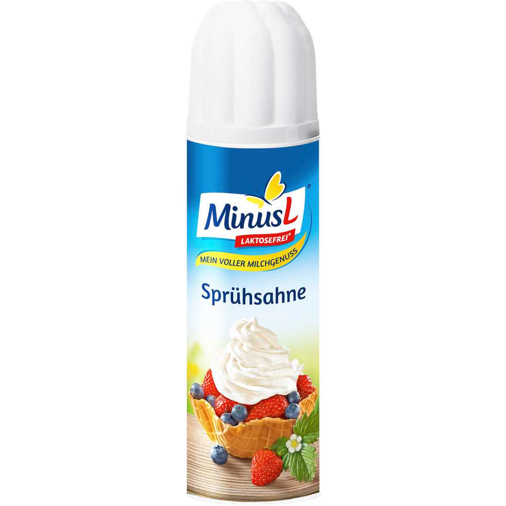 Produktabbildung Minus L Sprühsahne 30% Fett, laktosefrei