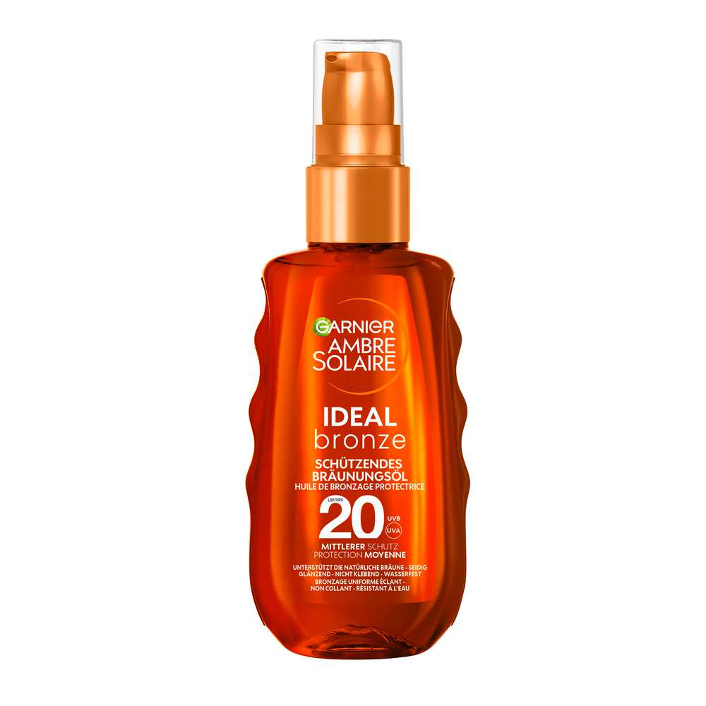 Produktabbildung Garnier Schützendes Sonnenöl Ambre Solaire Ideal Bronze, LSF20
